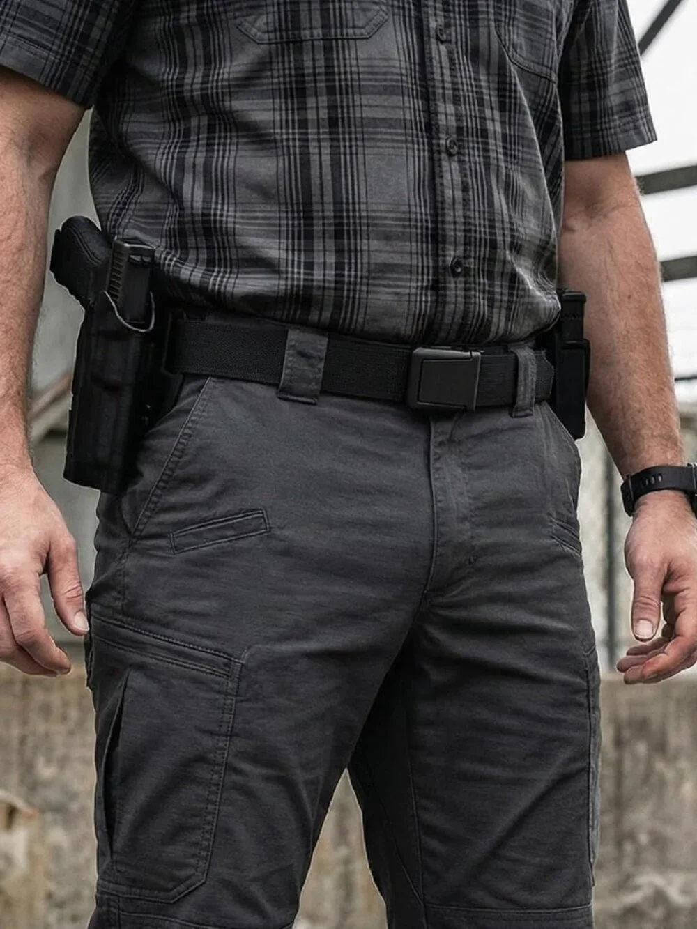Men's Tactical Stretch Work Belt - 1.5